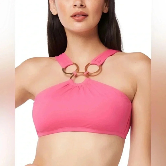 Bleu by Rod Beattie Ring-Neckline Bikini Top and Bottom Size 10 - Picture 2 of 9